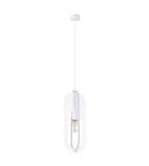 Lampy wiszące - Sollux Lampa wisząca NICUS 1 biała SL.1360 - product 1