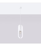 Lampy wiszące - Sollux Lampa wisząca NICUS 1 biała SL.1360 - product 2