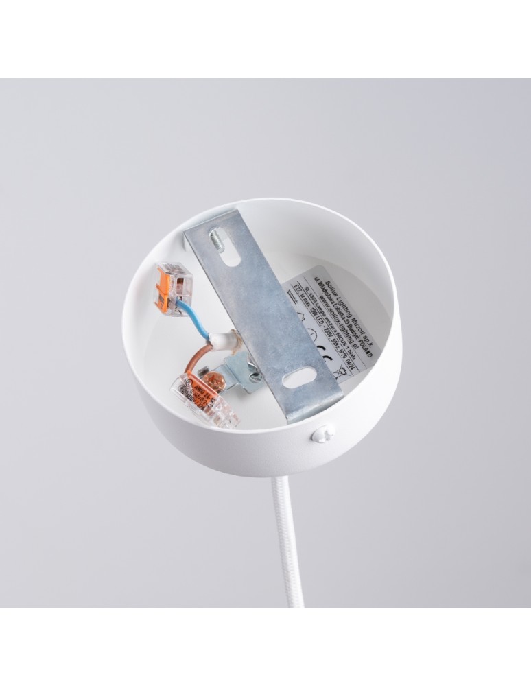 Lampy wiszące - Sollux Lampa wisząca NICUS 1 biała SL.1360 - product kolory-swiatla.pl 4