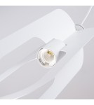 Lampy wiszące - Sollux Lampa wisząca NICUS 1 biała SL.1360 - product 5