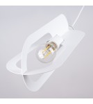 Lampy wiszące - Sollux Lampa wisząca NICUS 1 biała SL.1360 - product 6