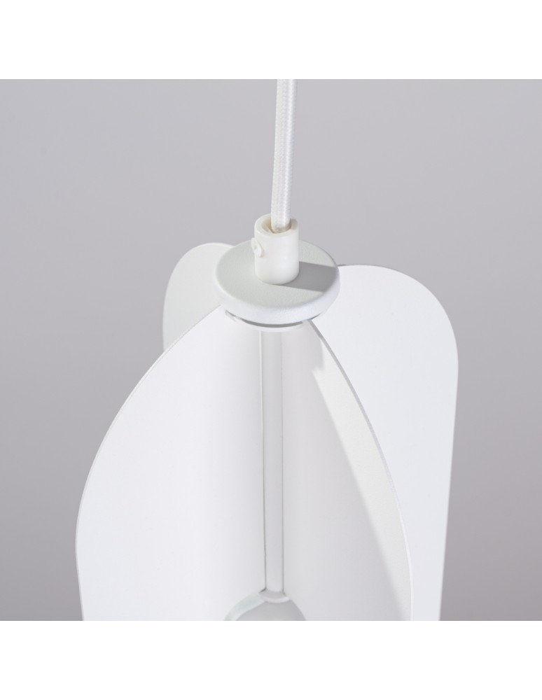 Lampy wiszące - Sollux Lampa wisząca NICUS 1 biała SL.1360 - product kolory-swiatla.pl 9