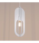 Lampy wiszące - Sollux Lampa wisząca NICUS 1 biała SL.1360 - product 11