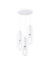 Sollux Lampa wisząca NICUS 3P biała SL.1361 Sollux Lampa wisząca NICUS 3P biała SL.1361