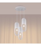 Sollux Lampa wisząca NICUS 3P biała SL.1361 Sollux Lampa wisząca NICUS 3P biała SL.1361