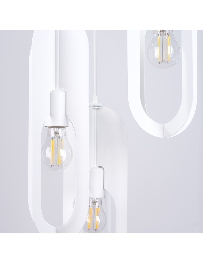 Sollux Lampa wisząca NICUS 3P biała SL.1361 Sollux Lampa wisząca NICUS 3P biała SL.1361