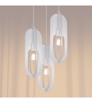 Sollux Lampa wisząca NICUS 3P biała SL.1361 Sollux Lampa wisząca NICUS 3P biała SL.1361