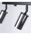 Lampy sufitowe regulowane - spoty - Sollux Plafon WINX 4L czarny/chrom SL.1371 - product 6