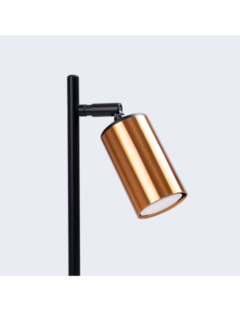 Sollux Lampa biurkowa WINX czarny/miedź SL.1381 Sollux Lampa biurkowa WINX czarny/miedź SL.1381