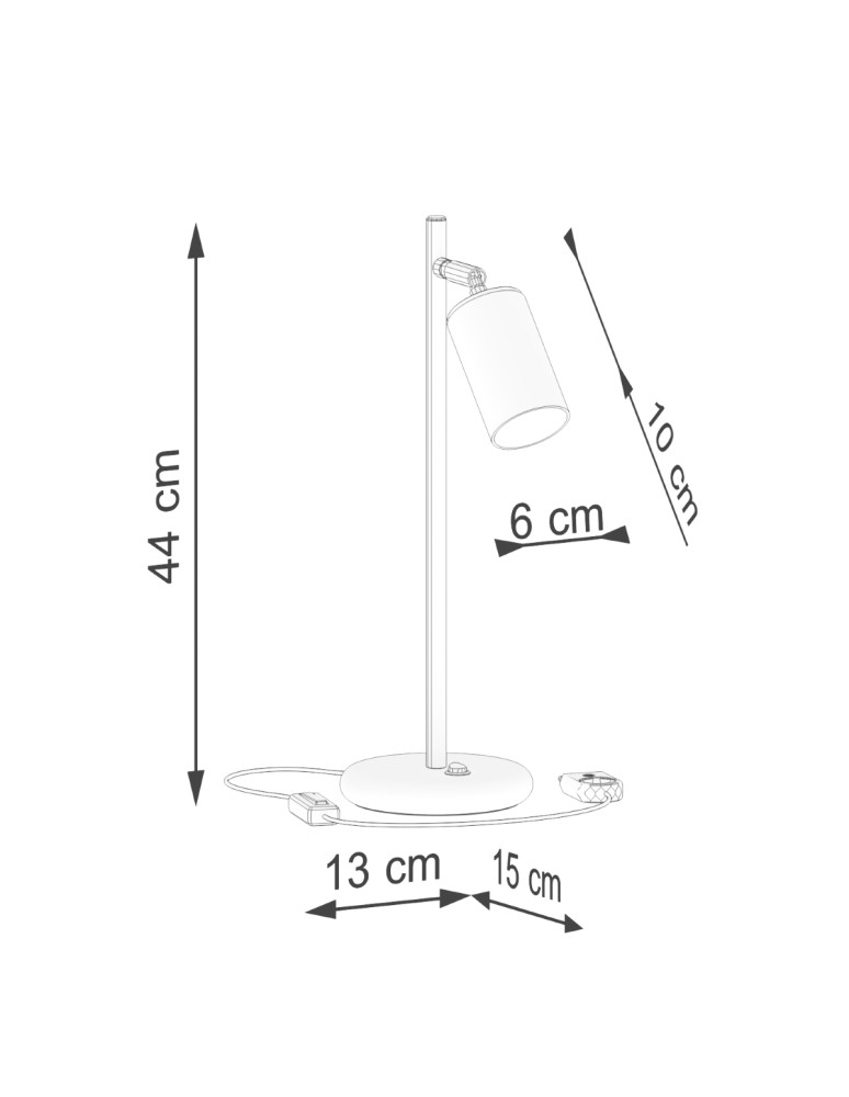 Sollux Lampa biurkowa WINX czarny/miedź SL.1381 Sollux Lampa biurkowa WINX czarny/miedź SL.1381