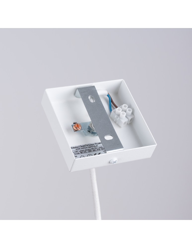 Sollux Lampa wisząca PRYSM 1 biała SL.1397 Sollux Lampa wisząca PRYSM 1 biała SL.1397