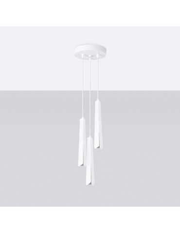 Sollux Lampa wisząca PRYSM 3P biała SL.1398 - produkt 2