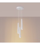 Sollux Lampa wisząca PRYSM 3P biała SL.1398 Sollux Lampa wisząca PRYSM 3P biała SL.1398