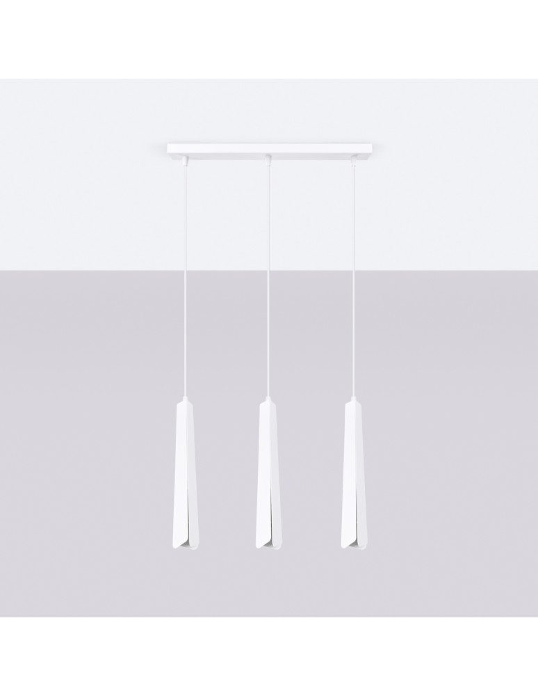 Sollux Lampa wisząca PRYSM 3L biała SL.1399 Sollux Lampa wisząca PRYSM 3L biała SL.1399