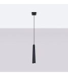 Sollux Lampa wisząca PRYSM 1 czarna SL.1400 Sollux Lampa wisząca PRYSM 1 czarna SL.1400