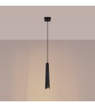Sollux Lampa wisząca PRYSM 1 czarna SL.1400 Sollux Lampa wisząca PRYSM 1 czarna SL.1400