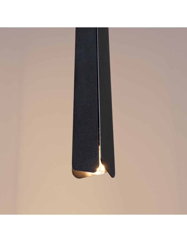 Sollux Lampa wisząca PRYSM 1 czarna SL.1400 Sollux Lampa wisząca PRYSM 1 czarna SL.1400