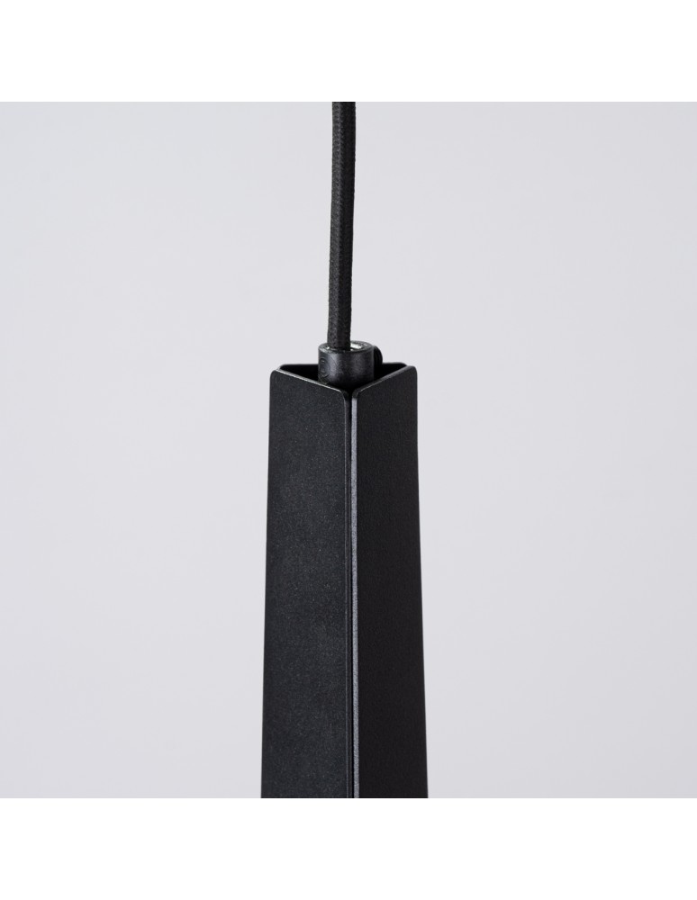 Sollux Lampa wisząca PRYSM 1 czarna SL.1400 Sollux Lampa wisząca PRYSM 1 czarna SL.1400