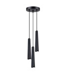 Sollux Lampa wisząca PRYSM 3P czarna SL.1401 Sollux Lampa wisząca PRYSM 3P czarna SL.1401