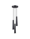 Sollux Lampa wisząca PRYSM 3P czarna SL.1401 Sollux Lampa wisząca PRYSM 3P czarna SL.1401