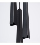Sollux Lampa wisząca PRYSM 3P czarna SL.1401 Sollux Lampa wisząca PRYSM 3P czarna SL.1401