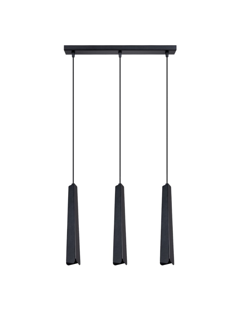 Sollux Lampa wisząca PRYSM 3L czarna SL.1402 Sollux Lampa wisząca PRYSM 3L czarna SL.1402