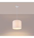 Lampy wiszące - Sollux Lampa wisząca NOVA 30 biała SL.1403 - product 3