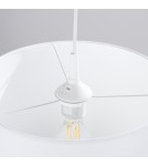Lampy wiszące - Sollux Lampa wisząca NOVA 30 biała SL.1403 - product 7