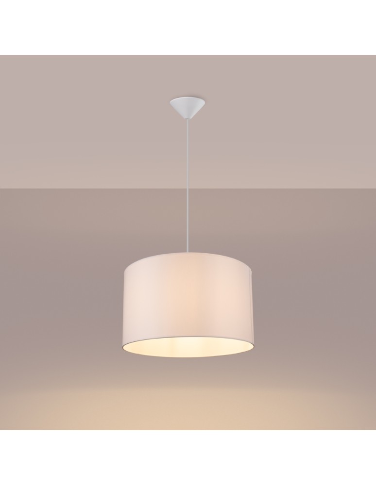 Sollux Lampa wisząca NOVA 40 biała SL.1404 Sollux Lampa wisząca NOVA 40 biała SL.1404