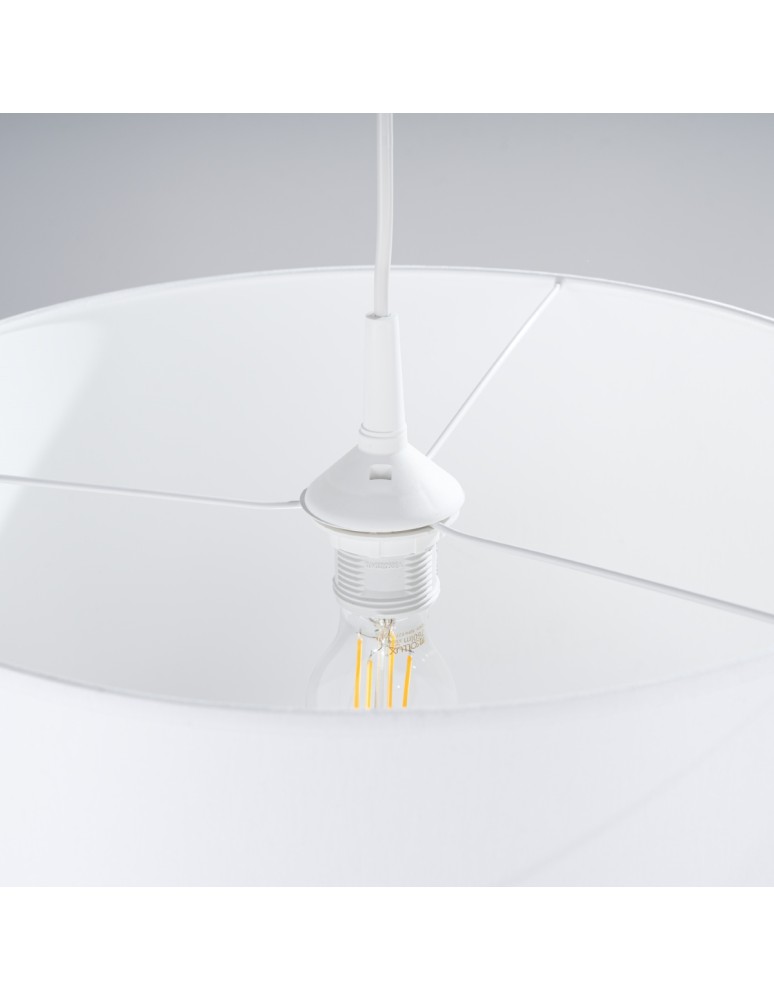 Sollux Lampa wisząca NOVA 40 biała SL.1404 Sollux Lampa wisząca NOVA 40 biała SL.1404