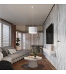 Sollux Lampa wisząca NOVA 40 biała SL.1404 Sollux Lampa wisząca NOVA 40 biała SL.1404