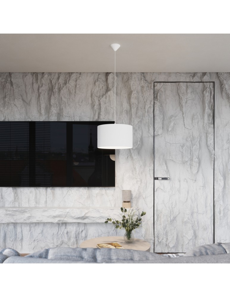 Sollux Lampa wisząca NOVA 40 biała SL.1404 Sollux Lampa wisząca NOVA 40 biała SL.1404