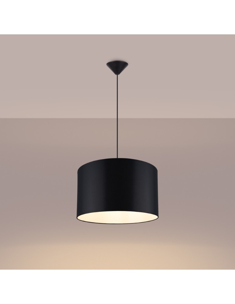 Sollux Lampa wisząca NOVA 40 czarna SL.1406 Sollux Lampa wisząca NOVA 40 czarna SL.1406