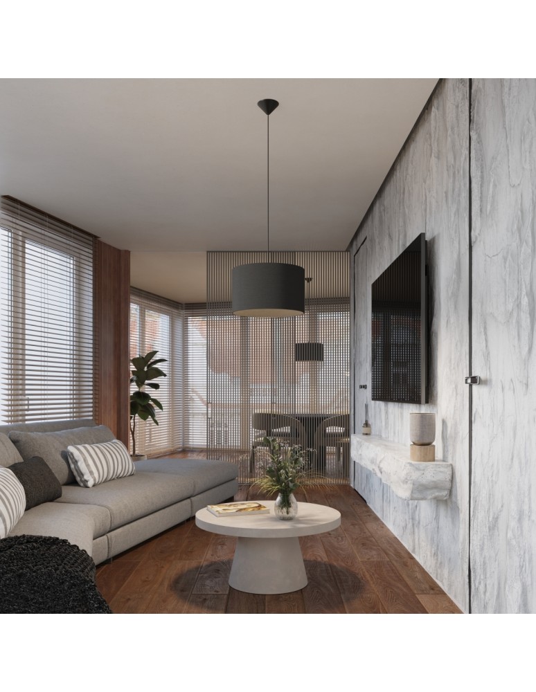 Sollux Lampa wisząca NOVA 40 czarna SL.1406 Sollux Lampa wisząca NOVA 40 czarna SL.1406