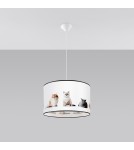Lampy wiszące dziecięce - Sollux Lampa wisząca KITTY 40 SL.1421 - product 2