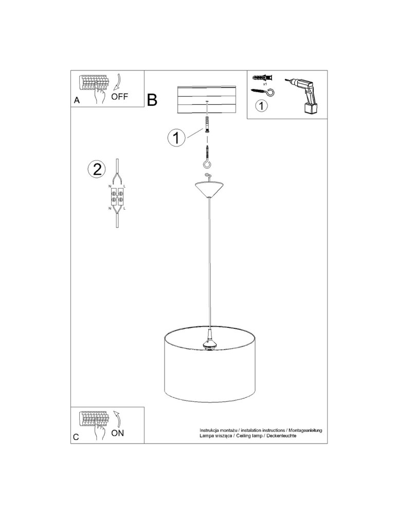 Sollux Lampa wisząca KITTY 40 SL.1421
