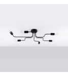 Sollux Żyrandol VECTOR 6 czarny SL.1447 Sollux Żyrandol VECTOR 6 czarny SL.1447