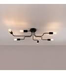 Sollux Żyrandol VECTOR 6 czarny SL.1447 Sollux Żyrandol VECTOR 6 czarny SL.1447