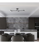Sollux Żyrandol VECTOR 6 czarny SL.1447 Sollux Żyrandol VECTOR 6 czarny SL.1447