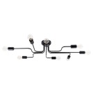 Lampy sufitowe - Sollux Żyrandol VECTOR 8 czarny SL.1448 - product 1