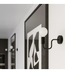 Lampy sufitowe - Sollux Żyrandol VECTOR 8 czarny SL.1448 - product 8