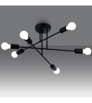 Sollux Żyrandol NORAH 6R czarny SL.1453 Sollux Żyrandol NORAH 6R czarny SL.1453