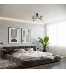 Sollux Kinkiet LEVAR czarny SL.1454 Sollux Kinkiet LEVAR czarny SL.1454
