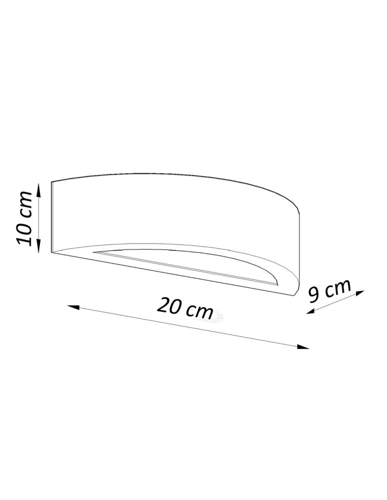 Sollux Kinkiet Ceramiczny ATENA 20 SL.1458