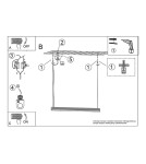 Thoro Lampa wisząca FARGE biała LED 3000K TH.294 Thoro Lampa wisząca FARGE biała LED 3000K TH.294