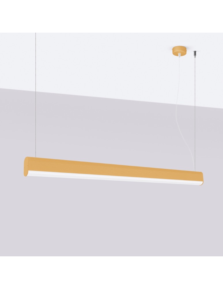 Thoro Lampa wisząca FARGE złota LED 3000K TH.295 Thoro Lampa wisząca FARGE złota LED 3000K TH.295