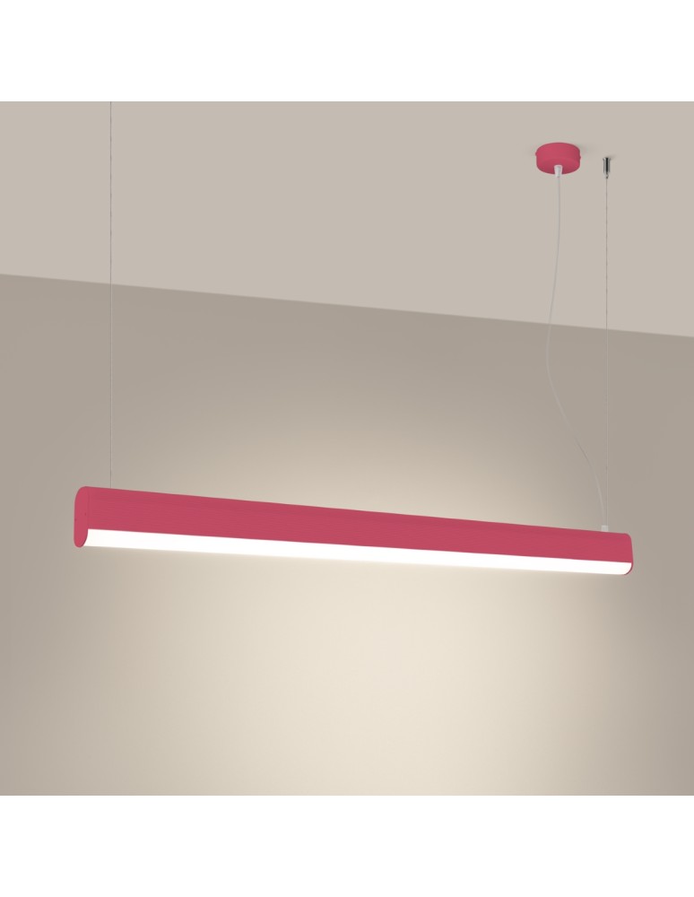 Thoro Lampa wisząca FARGE różowa LED 3000K TH.296 Thoro Lampa wisząca FARGE różowa LED 3000K TH.296