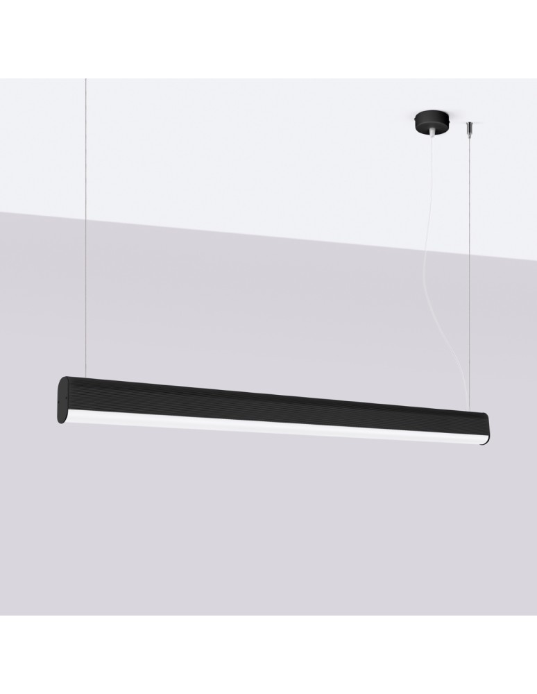 Thoro Lampa wisząca FARGE czarna LED 3000K TH.297 Thoro Lampa wisząca FARGE czarna LED 3000K TH.297