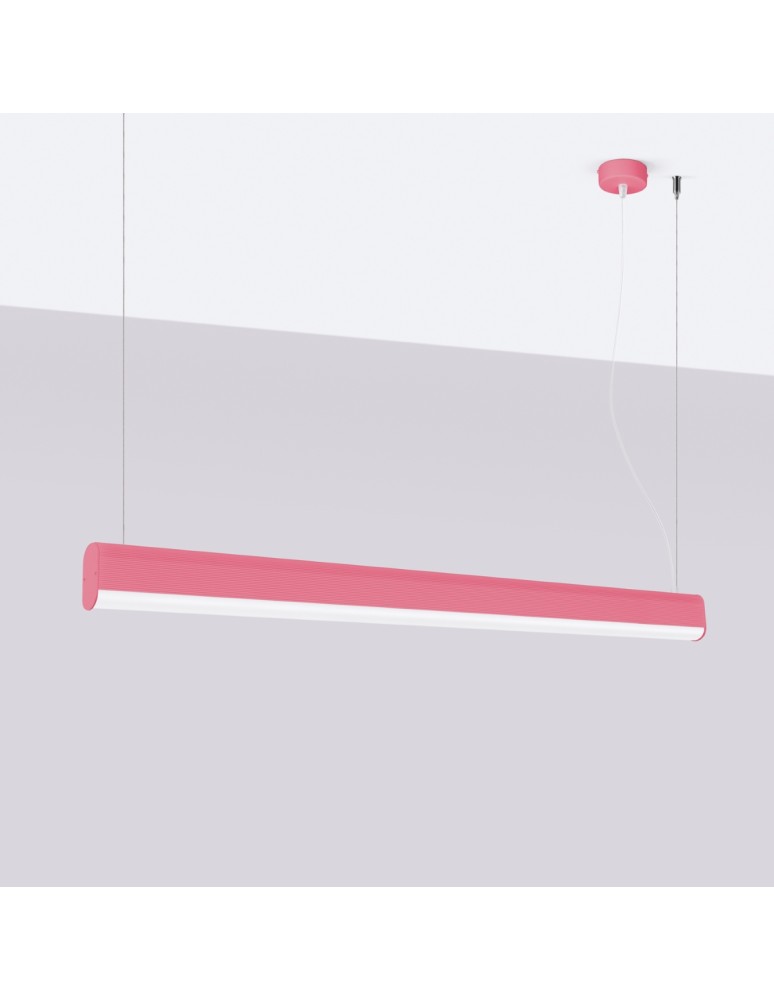 Thoro Lampa wisząca FARGE różowa LED 4000K TH.300 Thoro Lampa wisząca FARGE różowa LED 4000K TH.300