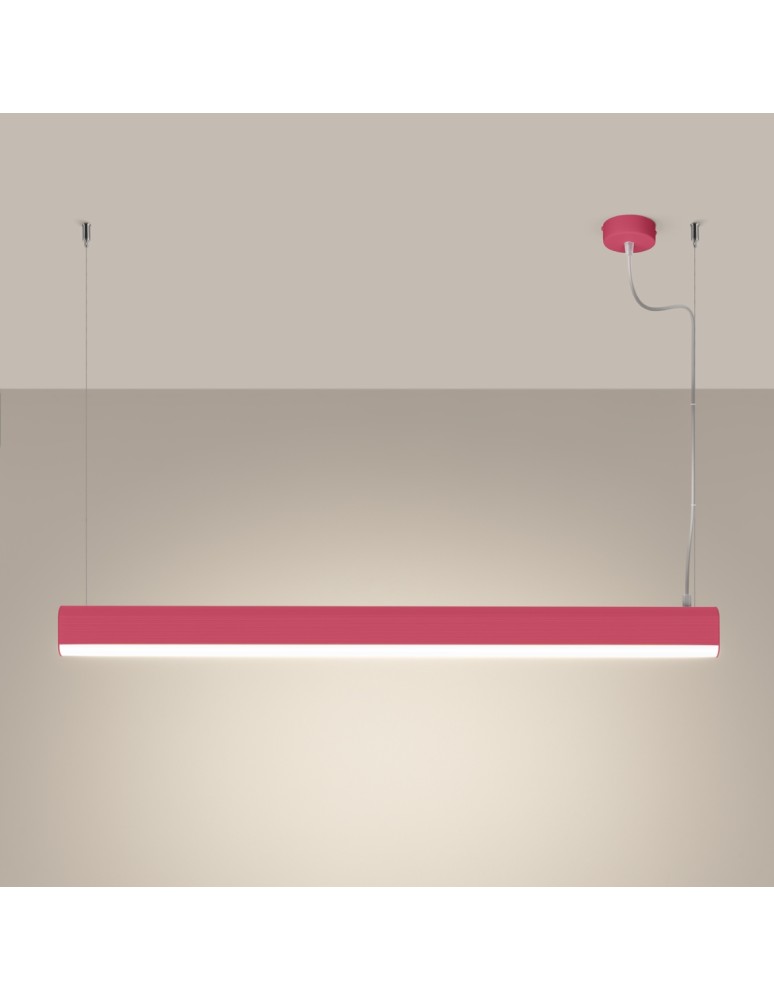 Thoro Lampa wisząca FARGE różowa LED 4000K TH.300 Thoro Lampa wisząca FARGE różowa LED 4000K TH.300